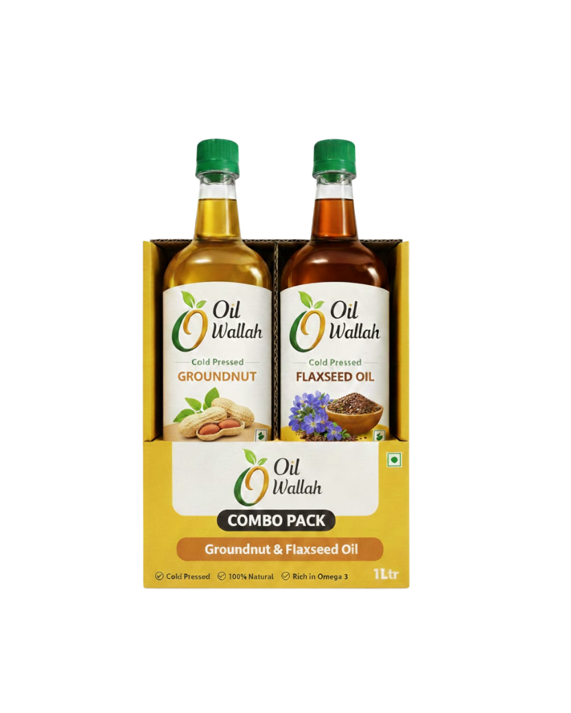 Oil Wallah Cold Pressed Combo Pack – Pure & Natural Cooking Oils
