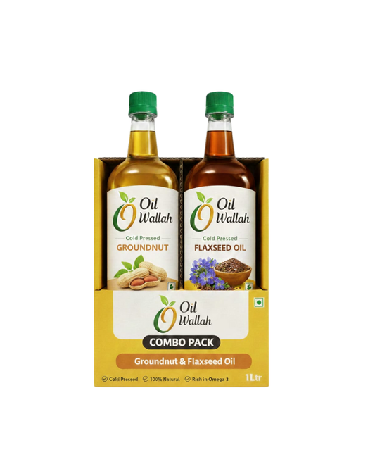 Mustard & Flaxseed Oil Combo | Oilwallah