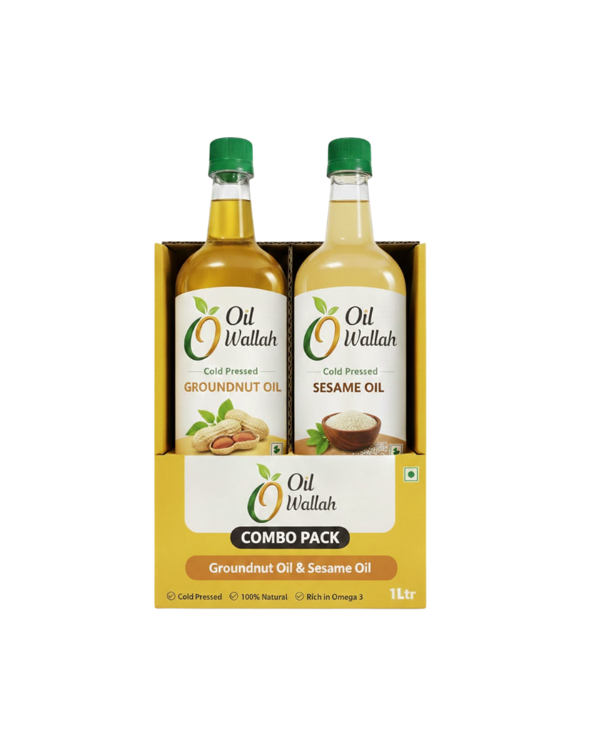 Oil Wallah Cold Pressed Combo Pack – Pure & Natural Cooking Oils