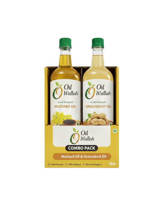 Mustard & Groundnut Oil Combo  | Oilwallah