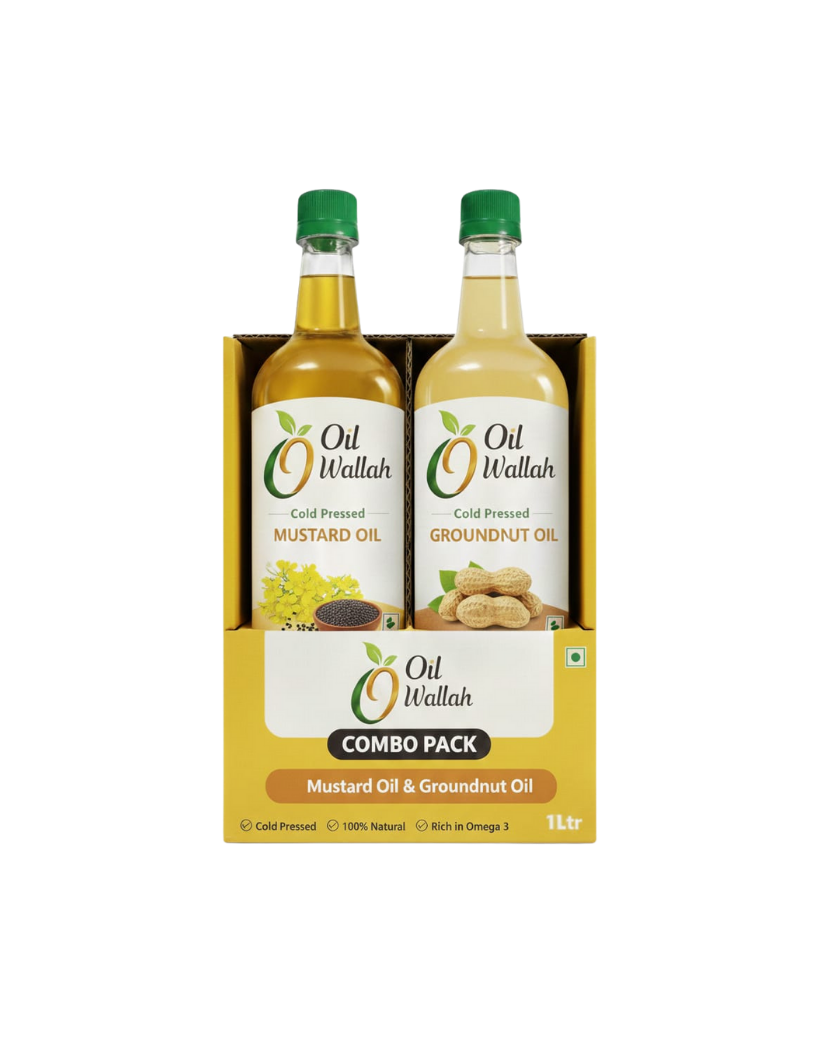 Oil Wallah Cold Pressed Combo Pack – Pure & Natural Cooking Oils