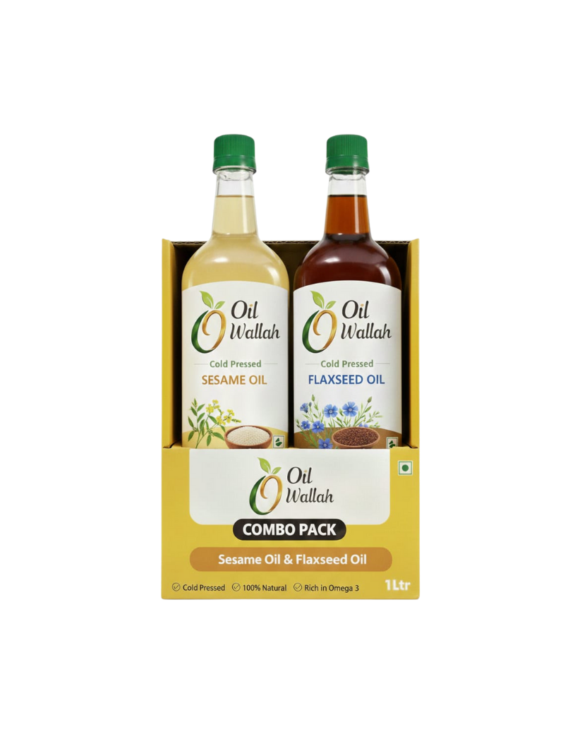Oil Wallah Cold Pressed Combo Pack – Pure & Natural Cooking Oils
