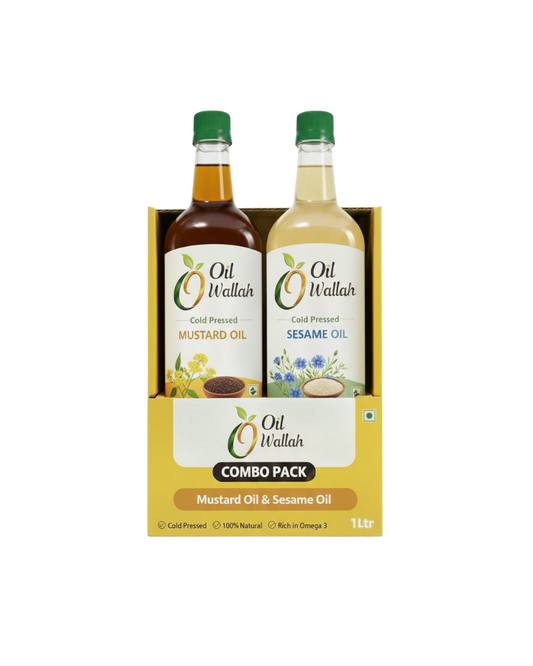 Oil Wallah Cold Pressed Combo Pack – Pure & Natural Cooking Oils