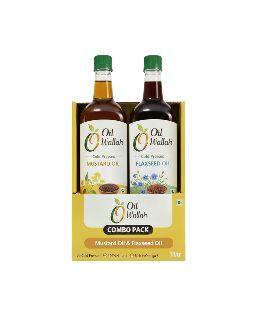 Oil Wallah Cold Pressed Combo Pack – Pure & Natural Cooking Oils
