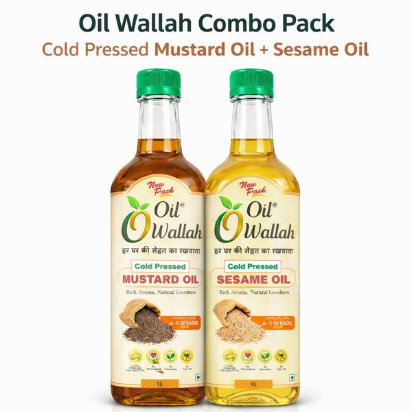Mustard & Sesame Oil Combo | Oilwallah