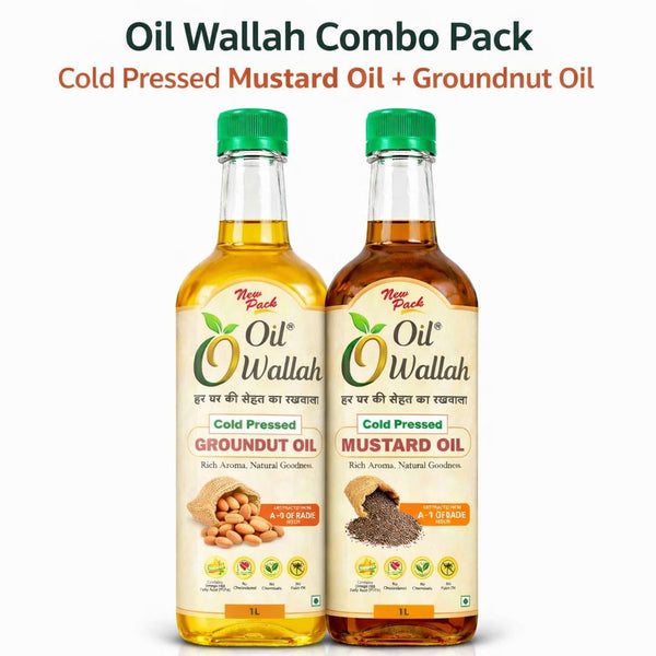 Mustard & Groundnut Oil Combo  | Oilwallah