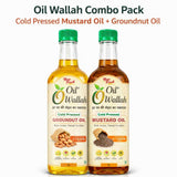 Mustard & Groundnut Oil Combo  | Oilwallah