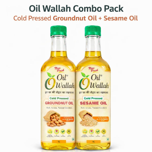 Sesame & Groundnut Oil Combo | Oilwallah